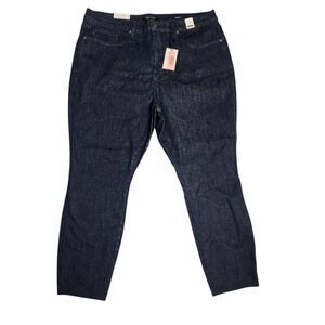 Judy Blue Jeans Womens 22W Plus High Waisted Skinny Fit Dark Wash New